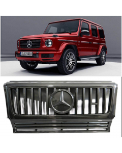 Mercedes G Wagon Class G500 G55 G63 G65 W463 Conversion to W464 2018+ New Style Front Set Full Grille Frame Insertion Star Trim Part Cover Carbon buy in USA