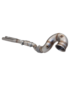 XForce Audi RS3 8V Sedan 2017- 304 Stainless Steel Downpipe and High Flow Cat (ESRS317KITB) buy in USA