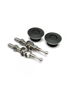 QUIK-LATCHВ® QL-38 LOW PROFILE HOOD PIN KIT - Black, no lock buy in USA