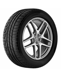 Mercedes-AMG Pirelli 5-Doppelspeichen-Winter-Komplettradsatz, 19 Zoll, titangrau glanzgedreht, GLC-Klasse (C253/X253) buy in USA