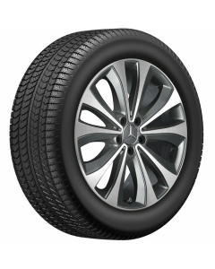 Mercedes-Benz Pirelli Winter 5-Doppelspeichen-Radsatz, grau Himalaya glanzgedreht, 19 Zoll, GLE (V167) buy in USA