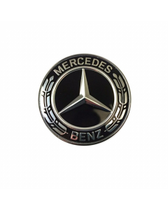 Mercedes-Benz Firmenzeichen Sternplakette, schwarz, C-Klasse (W204, W213), E-Klasse (C238) buy in USA