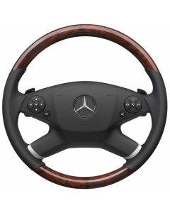 Mercedes-Benz Holz-Leder-Lenkrad mit LSP, schwarz, E-Klasse (S212/V212/W212) buy in USA