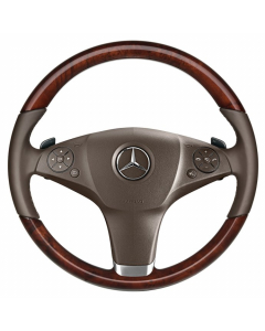 Mercedes-Benz Holz-Leder-Lenkrad mit LSP, moccabraun, E-Klasse (A207/C207) buy in USA