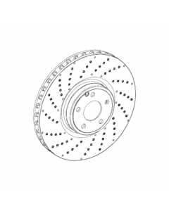 Mercedes-Benz Bremsscheiben belüftet, Vorderachse, S-Klasse (W222) buy in USA