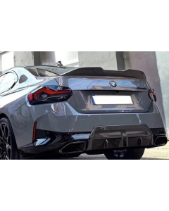 BMW G87 M2/G42 2 Series Carbon Fiber Aggressive High Kick Rear Spoiler buy in USA