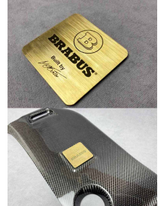 Gold logo Brabus for engine cover Mercedes-Benz buy in USA