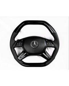 Piano Black Leather Steering Wheel for Mercedes-Benz G-Class W463 buy in USA