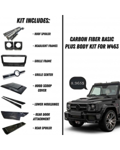 Carbon Fiber Basic Plus Body Kit for Mercedes-Benz G-Class W463 buy in USA