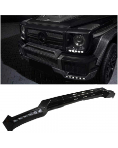 Carbon Fiber Front Bumper Diffuser with LEDs for Mercedes-Benz G-Wagon G-Class W463 G63 G55 G500 buy in USA