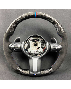 BMW F30/F31/F32 3/F15 Series Steering Wheel Carbon Fiber Alcantara M Performance buy in USA