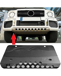 Carbon Solid Front Bumper Skid Plate Engine Guard for Mercedes-Benz G-Wagon W463 G63 G55 buy in USA