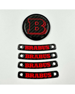 Brabus Red Badge Logo Emblem Set for Mercedes-Benz W463A W464 G-Class buy in USA