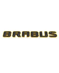 Metal with carbon fiber yellow Brabus emblems and badges for Mercedes-Benz G-Class W463A W464 buy in USA