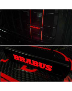 Brabus Style Front Grille with Red LED Illuminated Logo Badge Emblem for Mercedes-Benz G-Wagon G-Class W463A W464 buy in USA