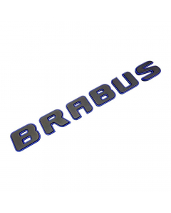 Metallic Brabus Rocket Blue-Black Emblems Badges Set for Mercedes-Benz G-Class W463A buy in USA