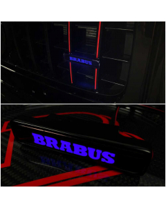 Brabus Style Front Grille with Blue LED Illuminated Logo Badge Emblem for Mercedes-Benz G-Wagon G-Class W463A W464 buy in USA