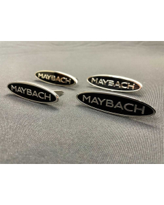 Metallic Black Chrome Glossy Seats Badges Emblems Logos (4 pcs) buy in USA