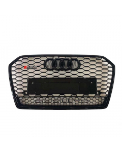 RS6 Front Bumper Radiator Grille Quattro for Audi A6 C7 (2015-2018) buy in USA