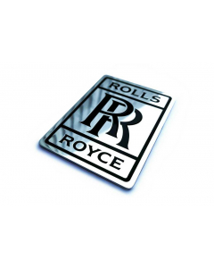 Rolls Royce Ghost/Phantom trunk and hood emblem, high-gloss chrome metal, large size buy in USA