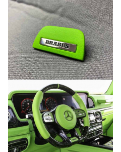 Brabus steering wheel emblem green insert for Mercedes G Wagon buy in USA