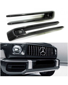 Carbon Fiber Front AMG Bumper Fog Lights Covers for Mercedes-Benz G-Class W463A buy in USA