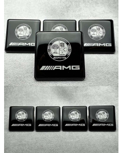 Seat Metal Emblem in Black Brabus Style AMG Affalterbach for Mercedes Benz W463 W464 W463A G Class buy in USA