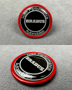 Brabus Grill Logo High Performance for Mercedes S63 AMG W223 – Red buy in USA