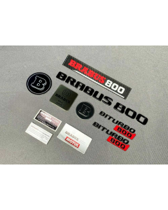 Brabus 800 Badges Stickers Emblems Logo Set for Mercedes-Benz W463 W463A G-Class buy in USA