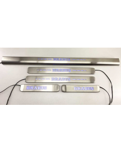 Brabus Chrome Door Sills with Blue LED Illumination for Mercedes G Class W463A W464 buy in USA