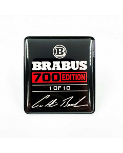 Metallic Brabus 700 Edition 1 of 10 Red Seats Emblem Badge Logo Set for Mercedes-Benz W463A G-Class buy in USA