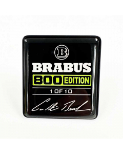 Metal Brabus 800 Edition 1 of 10 Emblem, Badge and Logo Set with Green Seats for Mercedes-Benz W463A G-Class buy in USA