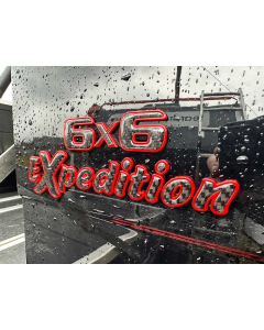 6×6 Expedition Metallic Carbon Emblems Badges Logo Set for Mercedes W463 6×6 buy in USA