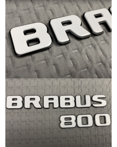 Brabus 800 metal white tail logo for Mercedes Benz G Class buy in USA