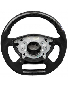 Carbon fiber and Alcantara steering wheel for Mercedes-Benz W211, W463, W219 buy in USA