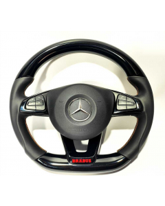 Brabus Style Steering Wheel – Piano Black Leather buy in USA