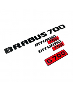 Brabus Set of Badges G700 Biturbo for Mercedes-Benz G Wagon W463 W463A W464 buy in USA