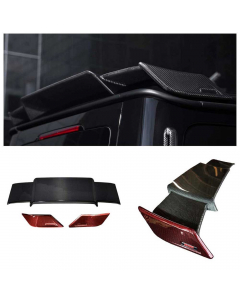 Brabus Rocket Carbon Fiber Rear Lid Spoiler for Mercedes-Benz W463A/W464 G-Class, Red buy in USA