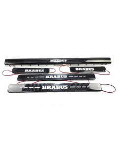 Carbon Fiber LED Illuminated Brabus Door Sills for Mercedes-Benz G-Class buy in USA