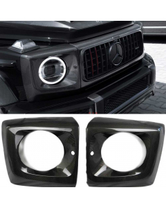 Carbon Front Headlight Covers on W463a W464 buy in USA