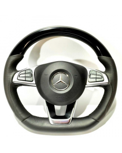 Mercedes Benz Steering Wheel – Piano Black Leather (W205/C/GLE/GLC/GLS/GL Class) buy in USA