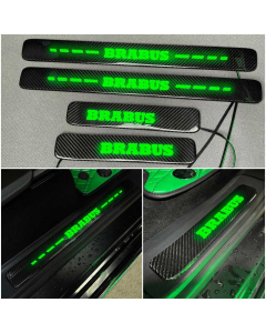 Brabus Style Carbon Fiber Door Sills for Mercedes-Benz W463A/W464 G-Wagon (LED Green Illuminated) buy in USA