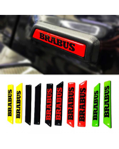 Side moldings inserts yellow-black-green Brabus for Mercedes W463A G-Class buy in USA