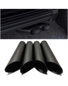 Brabus Stainless Steel Black Matte Exhaust Pipes Tips (4 pcs) buy in USA