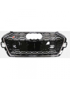 RS4 Chrome Black Front Bumper Radiator Grille for Audi A4/S4 B9.5 (2020) buy in USA