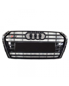 S4 S-Line All Black Front Bumper Radiator Grille for Audi A4/S4 B9 (2015-2019) buy in USA