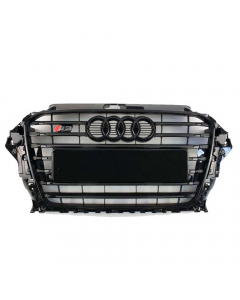 Audi S3 Front Bumper Radiator Grille – Black (for Audi A3 2012-2015) buy in USA