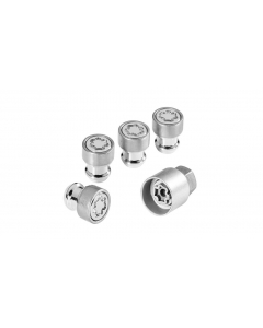 Wheel lock set, for alloy wheels, X-Class, silver, A0009907119 buy in USA