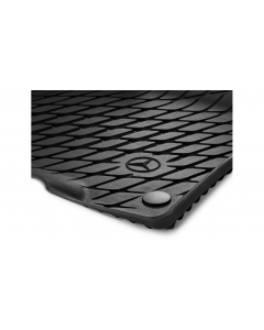 Footwell liner, Dynamic Squares, driver/passenger mat, 2-piece, EQB/ EQA, black, A24368085009051 buy in USA