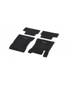 CLASSIC velour mats, set, 4-piece, alpaca gray topstitching, CLA/ A-Class, black, A17768094067E80 buy in USA